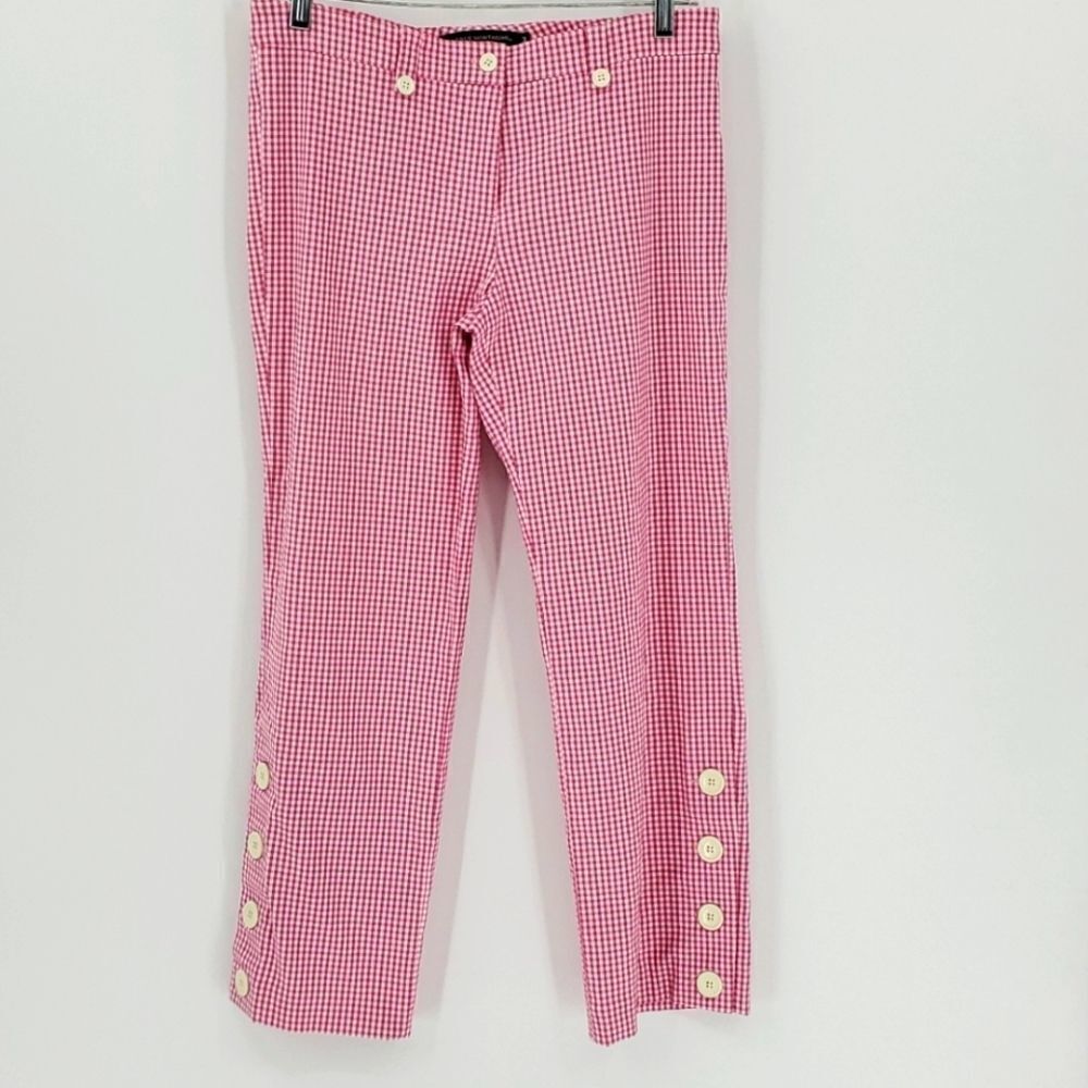 Avenue Montaigne capris Y2K size 3, pink check. So cute and great‎ for summer.